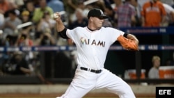 José Fernández, lanzador derecho de los Miami Marlins.