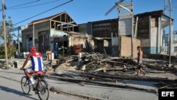 Casa necesitada de reparación en Banes, Holguín (Cuba). 