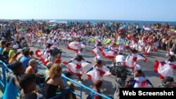 Carnaval de La Habana. Desfile de comparsas.