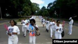 Reporta Cuba Damas de Blanco. Foto: Ángel Moya.