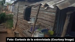 La vivienda está ubicada en Puerto Esperanza, Pinar del Río, uno de los lugares más golpeados por el huracán Ian en septiembre de 2022.