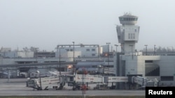 Vista del Aeropuerto Internacional de Miami. 